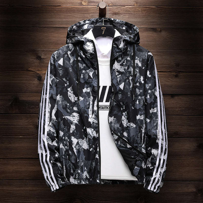 Elevate Your Style with Our Men's Outerwear Camouflage Jacket