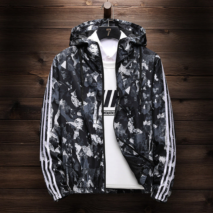 Elevate Your Style with Our Men's Outerwear Camouflage Jacket