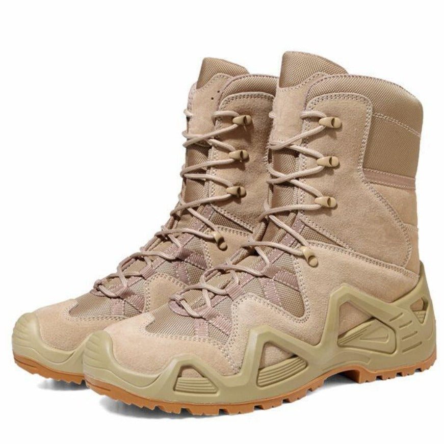 Men’s Mid-High Top Outdoor Military Training Combat Boots