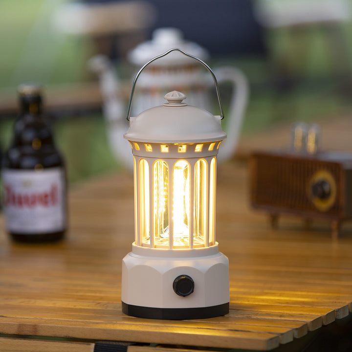 Retro COB Portable Camping Lantern