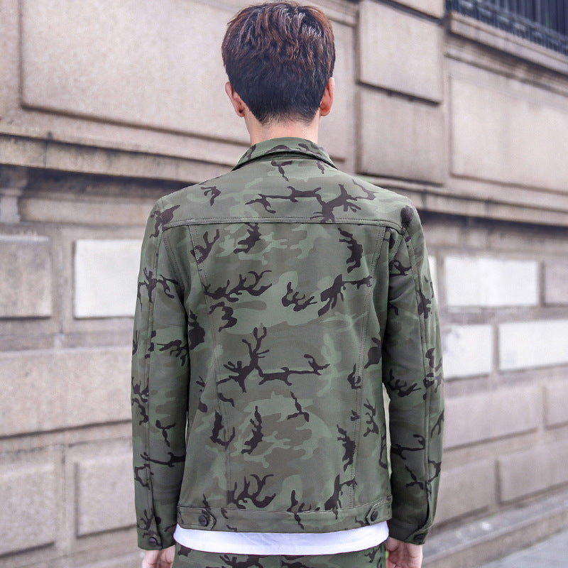 Men’s Camouflage Work Jacket Overalls Style