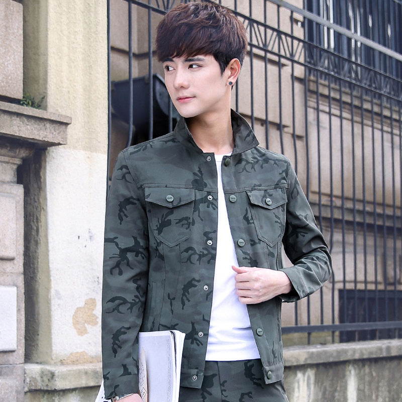 Men’s Camouflage Work Jacket Overalls Style
