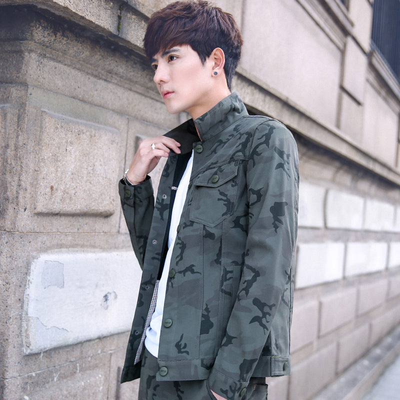 Men’s Camouflage Work Jacket Overalls Style