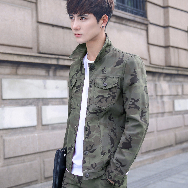 Men’s Camouflage Work Jacket Overalls Style