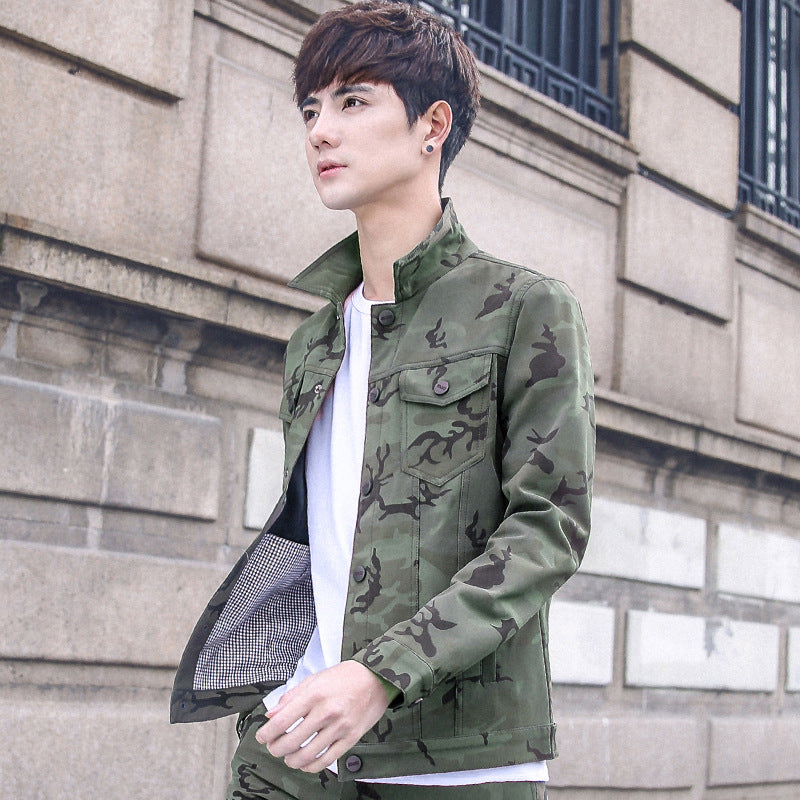 Men’s Camouflage Work Jacket Overalls Style