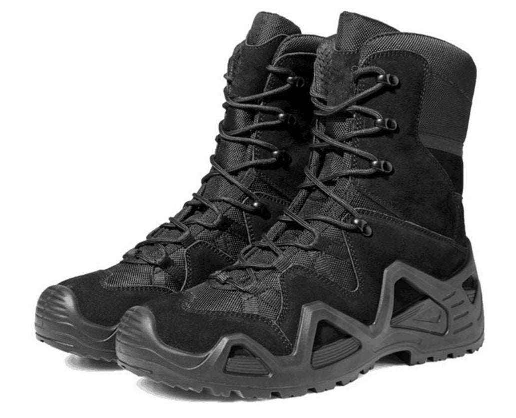 Men’s Mid-High Top Outdoor Military Training Combat Boots
