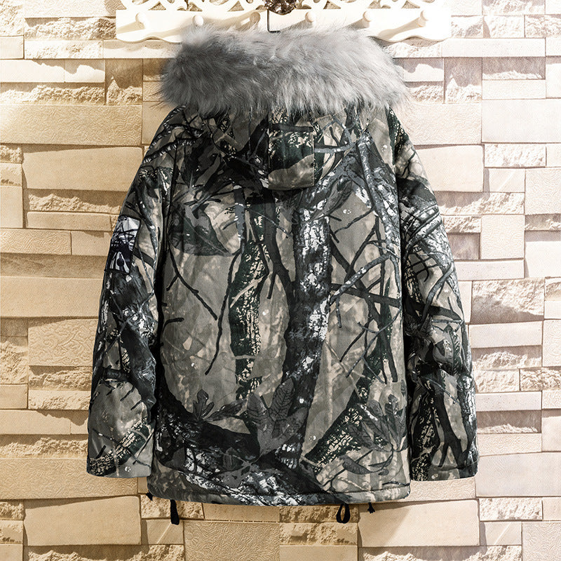 Men’s Hip Hop Camouflage Hooded Jacket