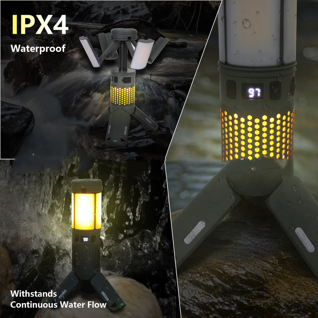 Telescopic Folding Camping Lantern