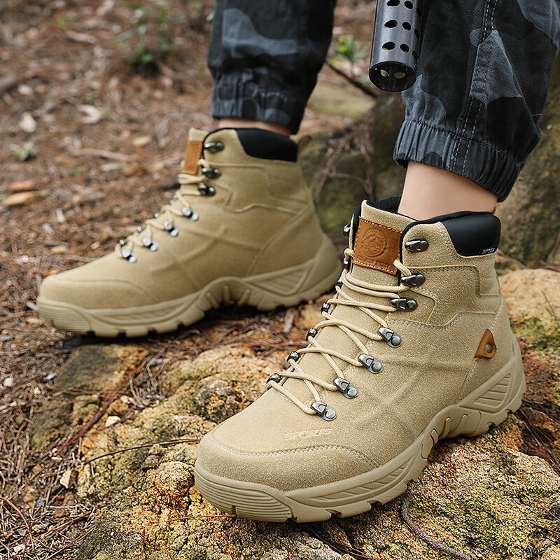 Men’s Mid-Top Winter Hiking Boots Plus Size