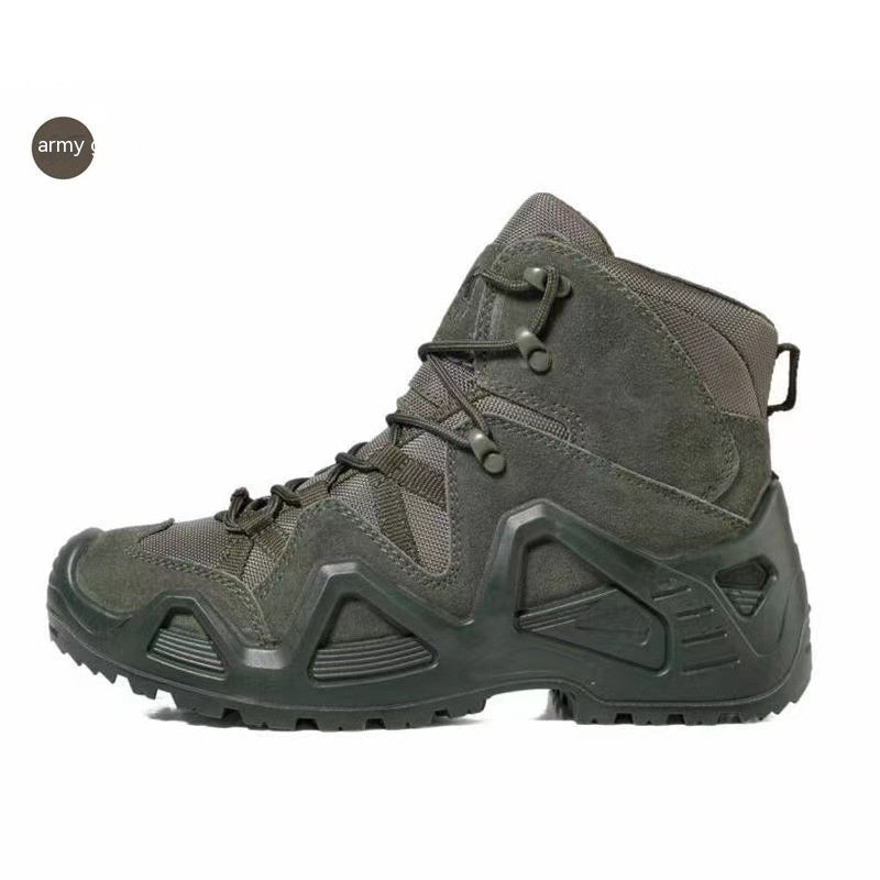 Men’s Mid-High Top Outdoor Military Training Combat Boots