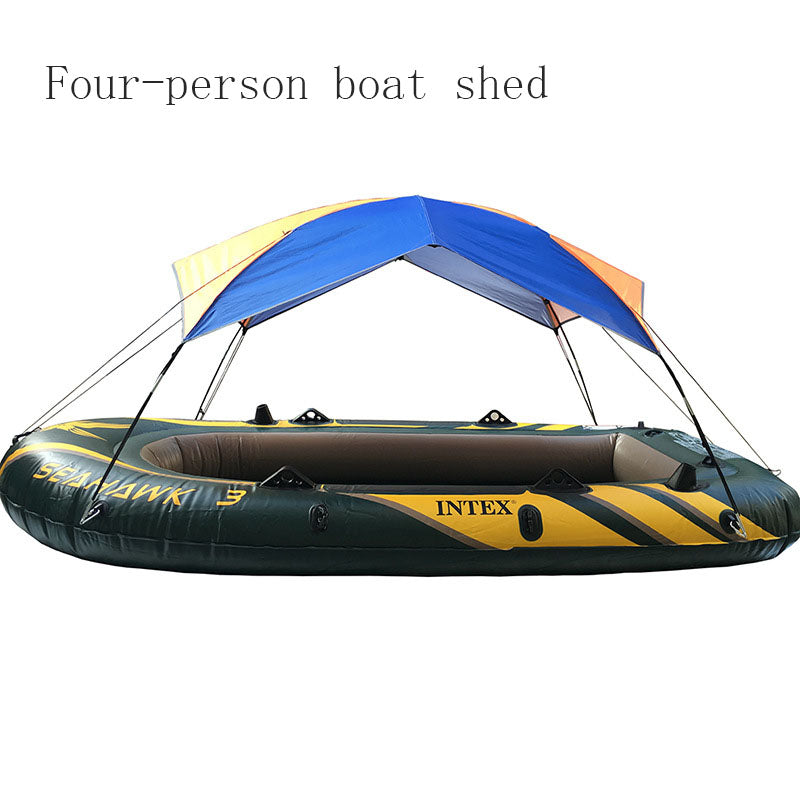 Inflatable Kayak Canopy Sun Shade Waterproof Shelter