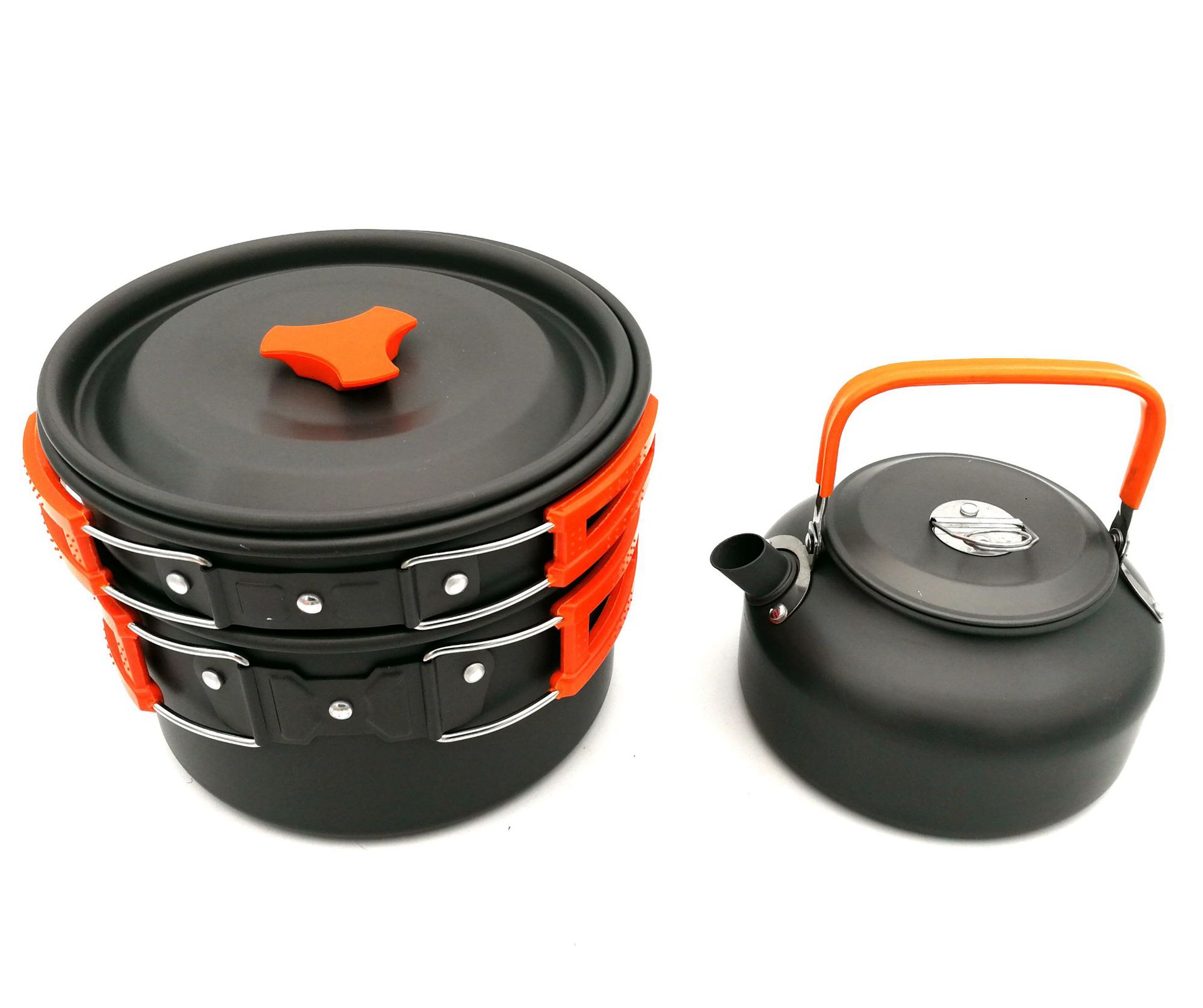 Lightweight Camping Cookware And Cutlery Set