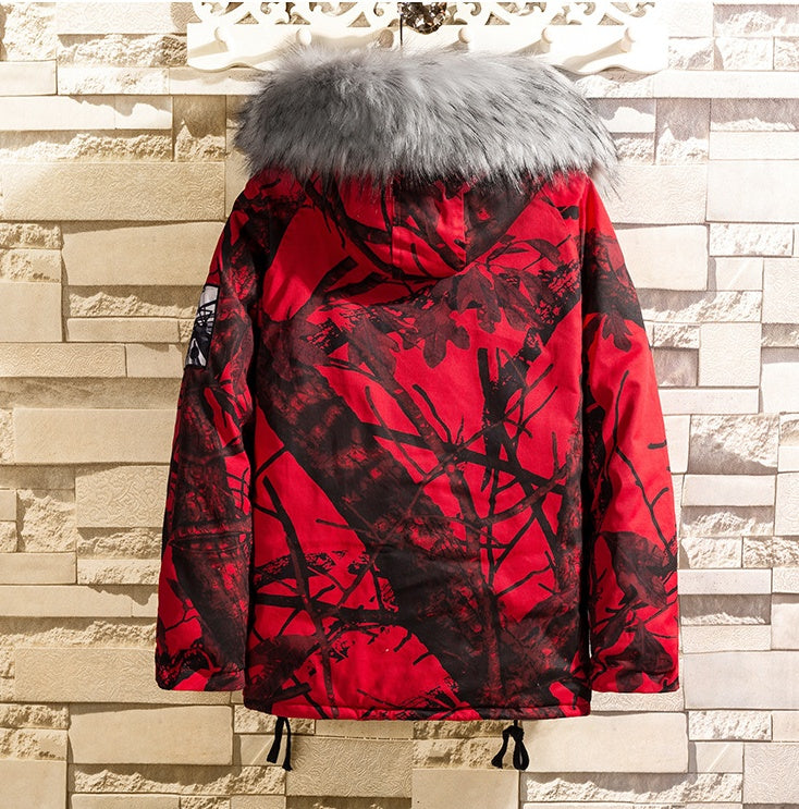 Men’s Hip Hop Camouflage Hooded Jacket