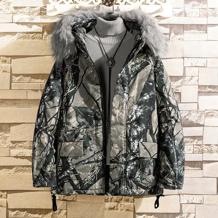 Men’s Hip Hop Camouflage Hooded Jacket