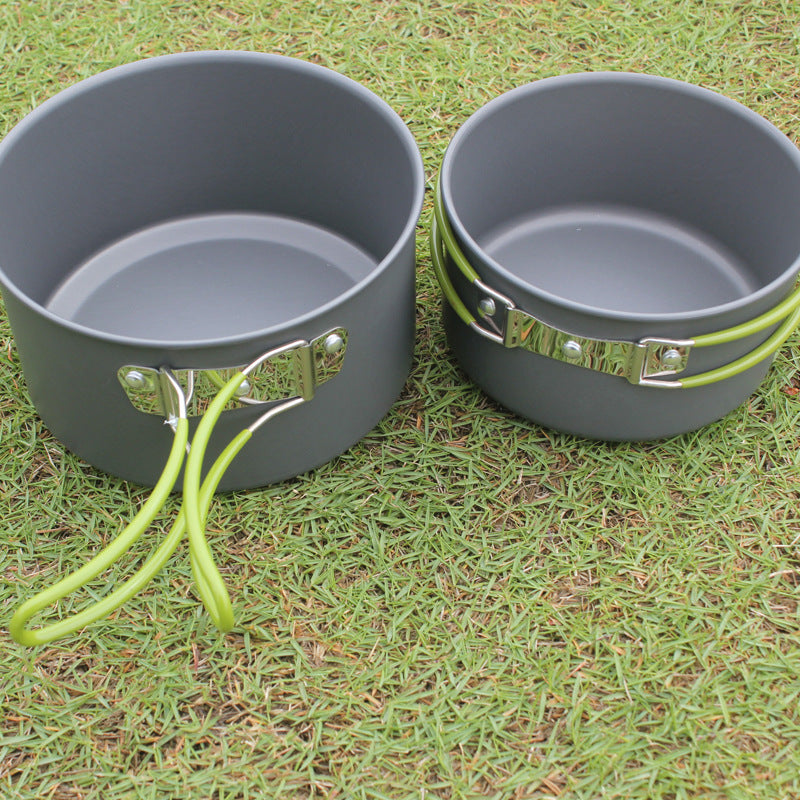Portable Non-Stick Camping Cookware Set For 2–3 People