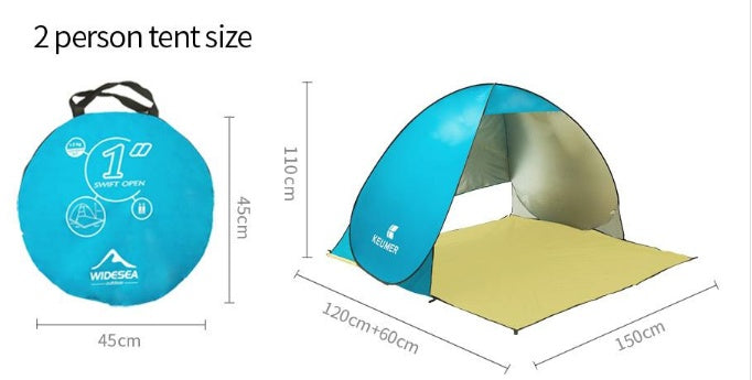 Automatic UV Protection Beach Camping Tent