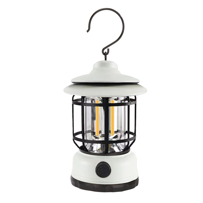 Vintage Rechargeable Camping Lantern Ambient Light