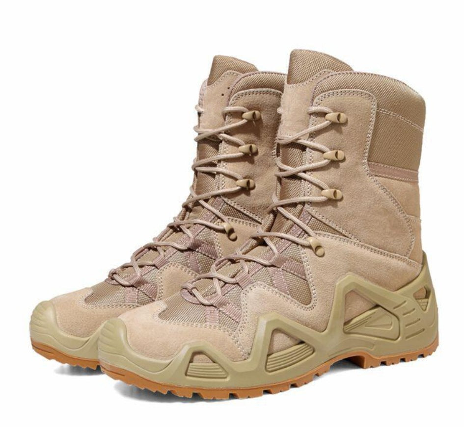 Men’s Mid-High Top Outdoor Military Training Combat Boots
