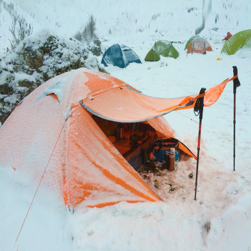 Double Aluminum Pole Stormproof Camping Tent
