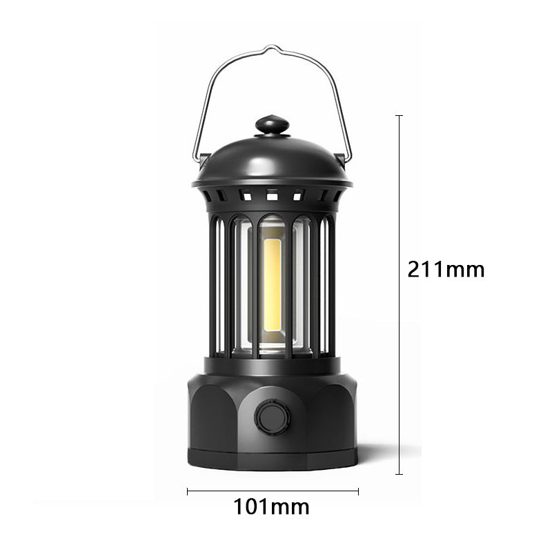 Retro COB Portable Camping Lantern