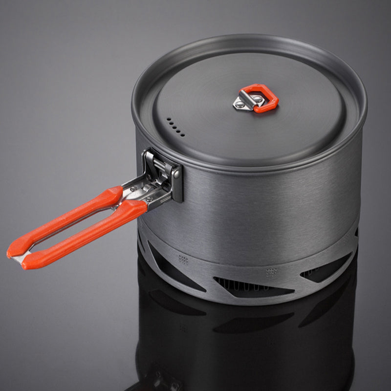 Outdoor Camping Cookware Set With Kettle And Pot