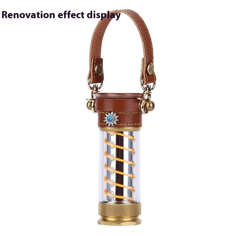Beibang Edison Camping Lantern Leather Rope 3-Piece Set