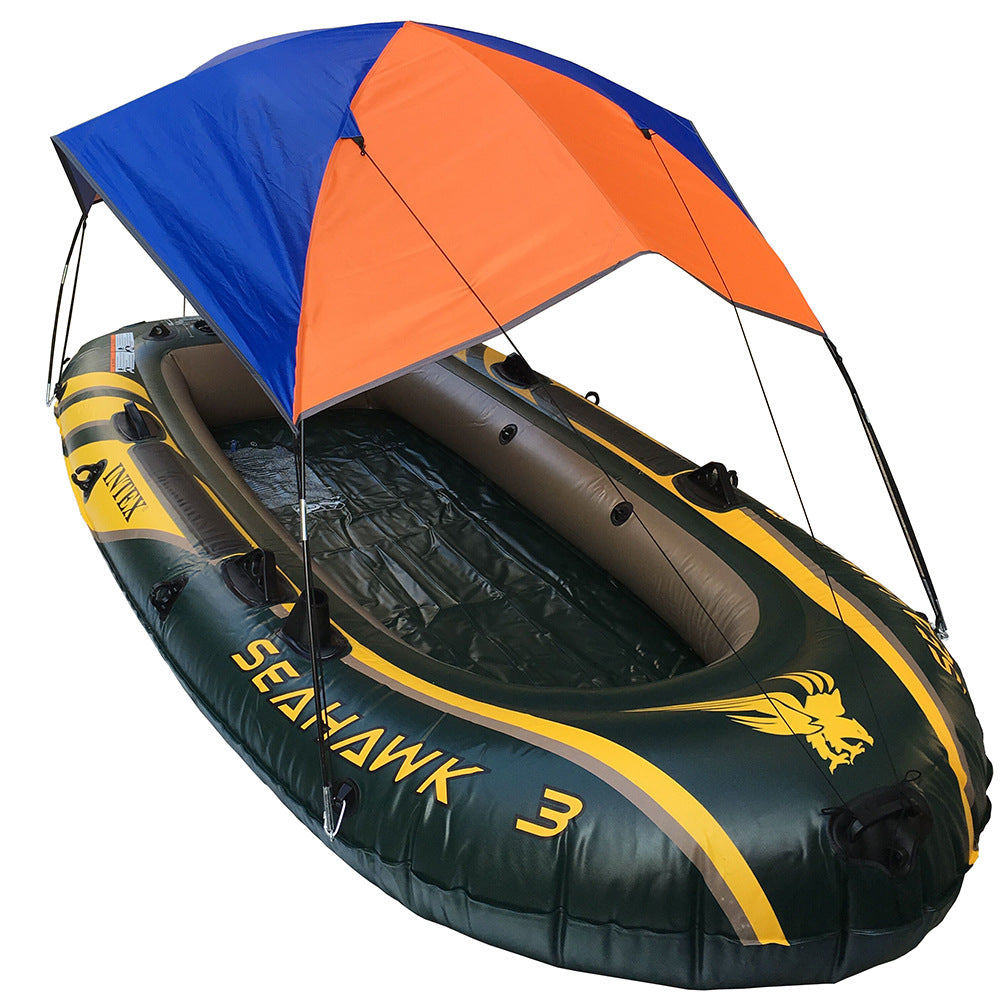 Inflatable Kayak Canopy Sun Shade Waterproof Shelter