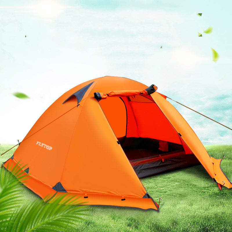 Double Aluminum Pole Stormproof Camping Tent