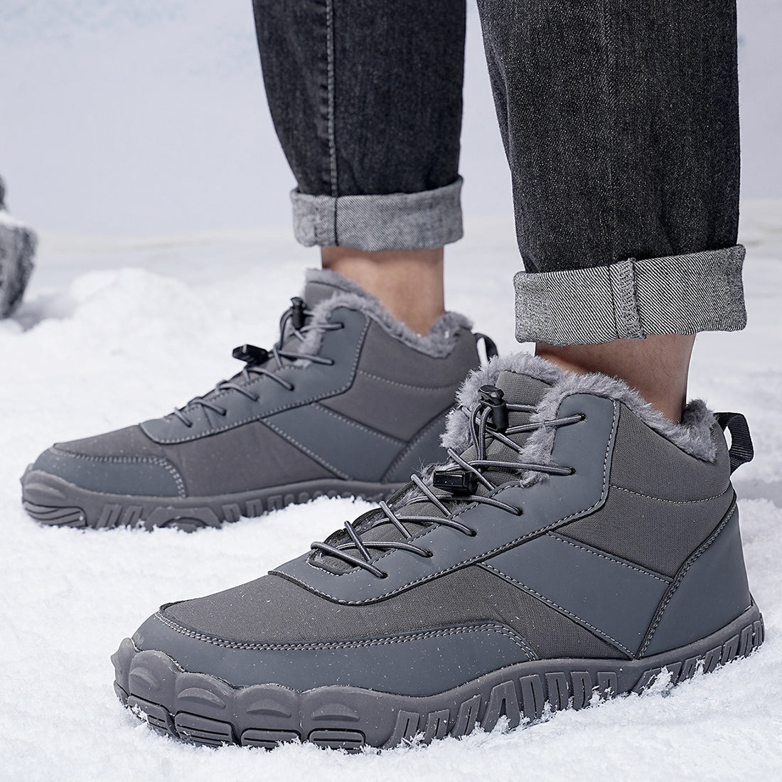 Men’s Outdoor Five-Finger Snow Hiking Boots