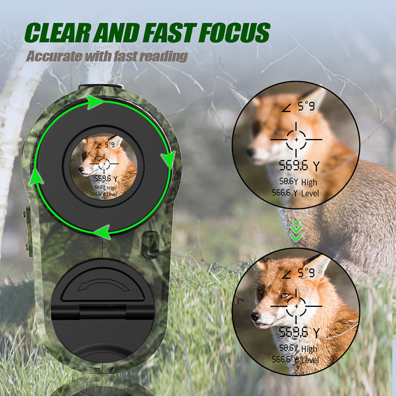 Camouflage Hunting Golf Rangefinder Telescope 1000m