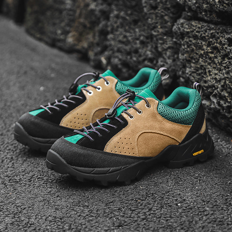 Leather Outdoor Camping And Hiking Boots