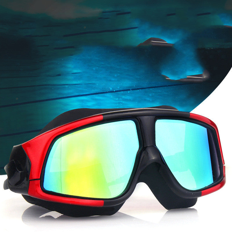 Waterproof Electroplated Swimming Diving Goggles For Adults
