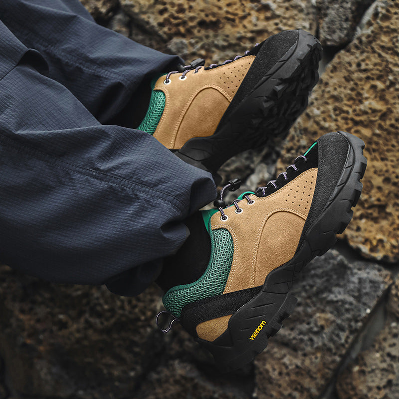 Leather Outdoor Camping And Hiking Boots