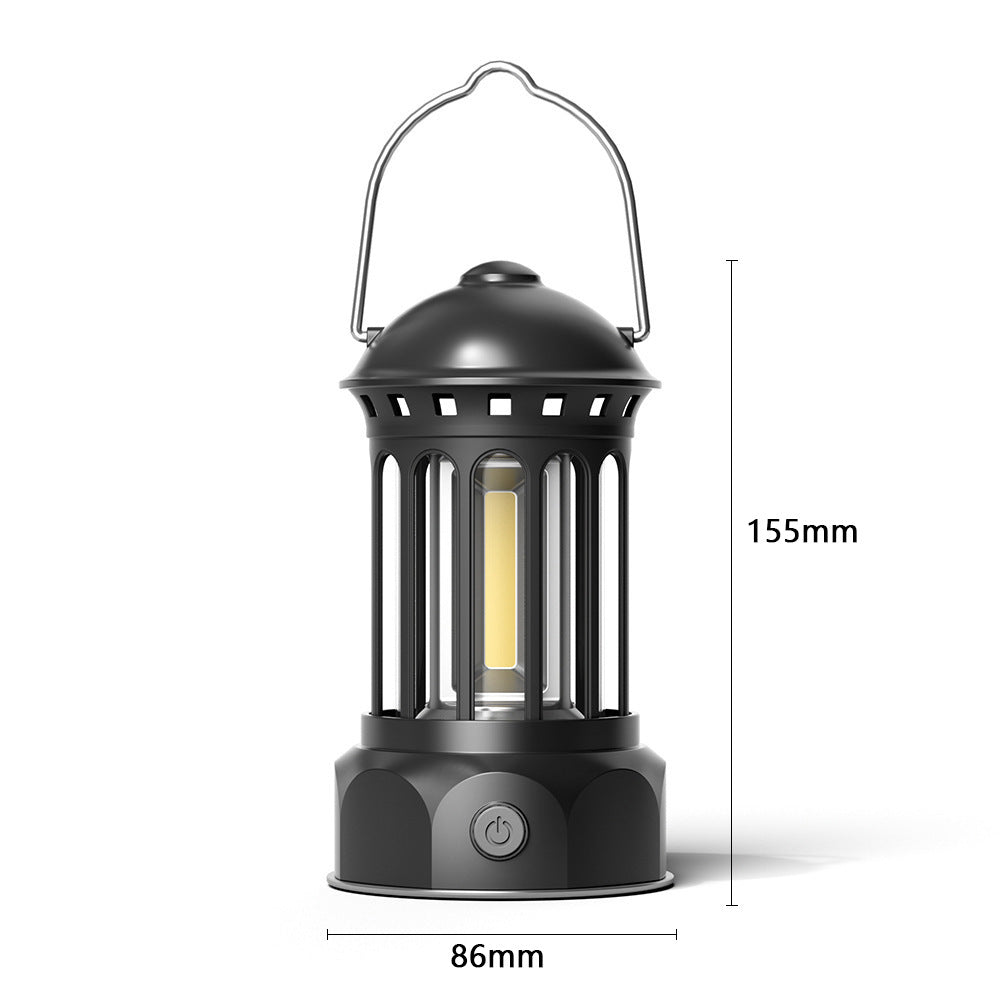 Retro COB Portable Camping Lantern