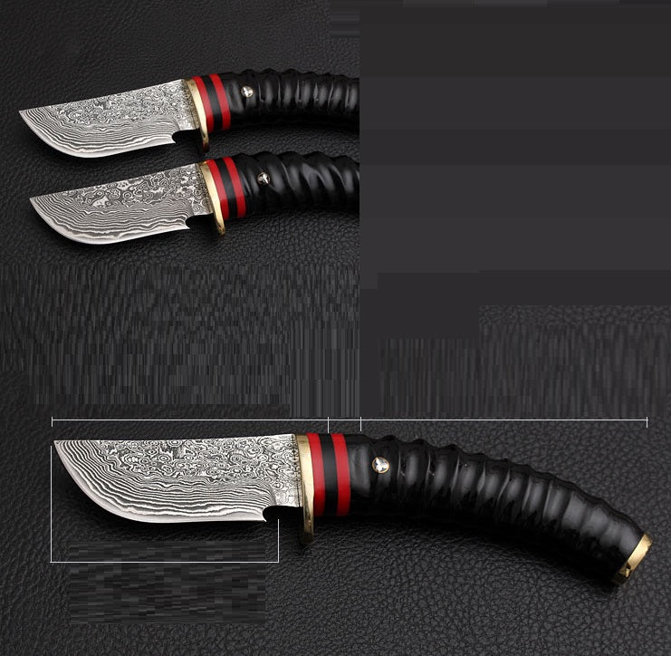 Hand Forged Damascus Steel Hunting Knife