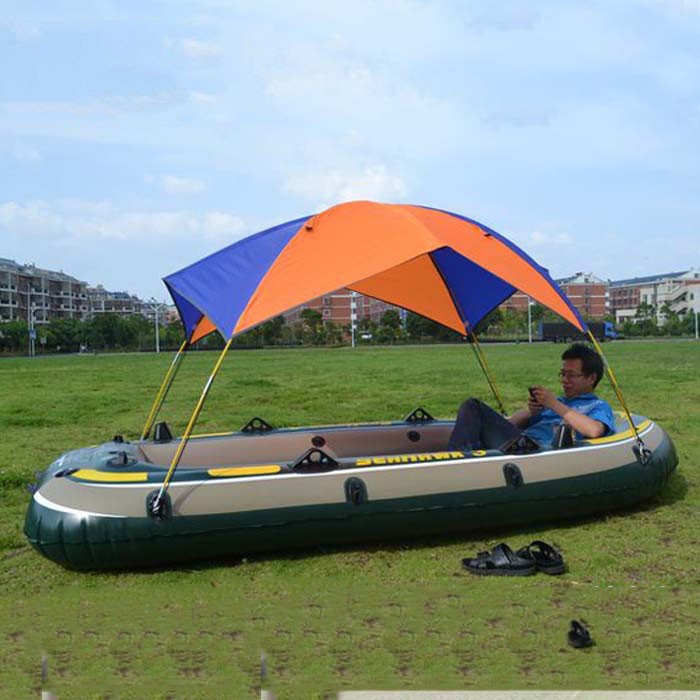 Inflatable Kayak Canopy Sun Shade Waterproof Shelter