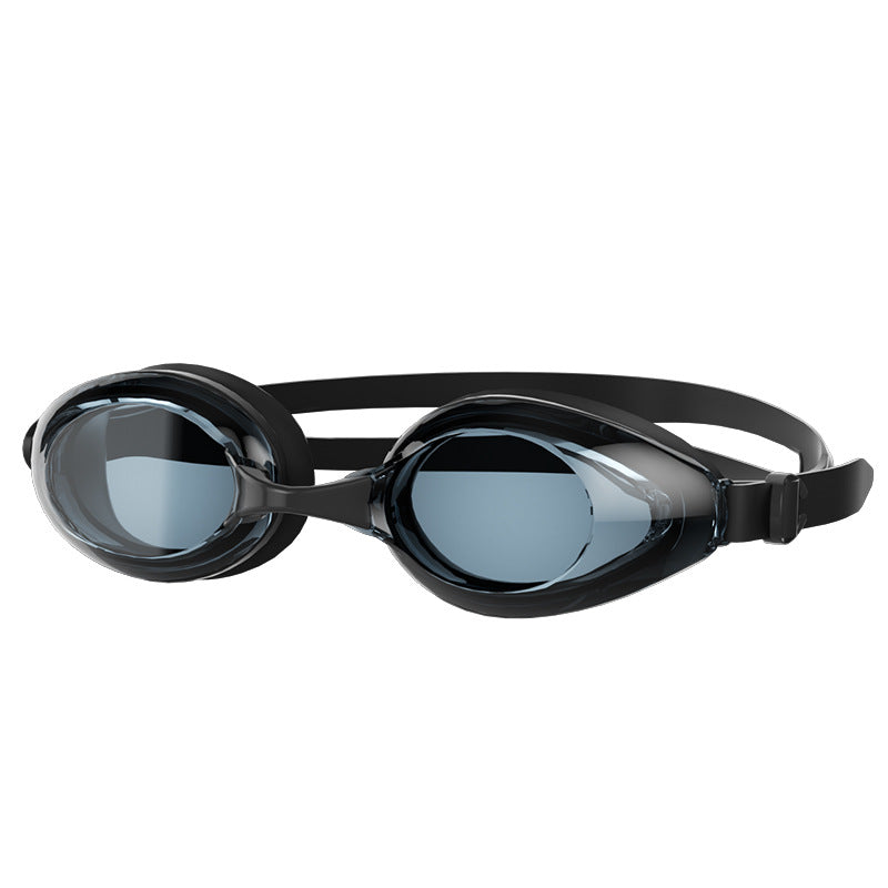 Large Frame Anti-Fog Waterproof Swimming Goggles With Cap