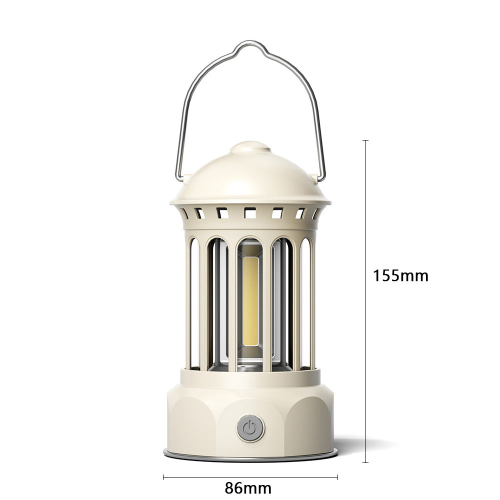 Retro COB Portable Camping Lantern