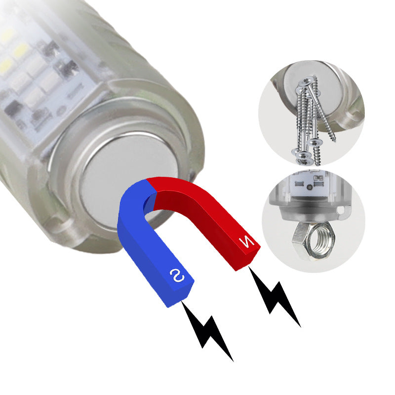 Rechargeable LED UV Laser Camping Flashlight