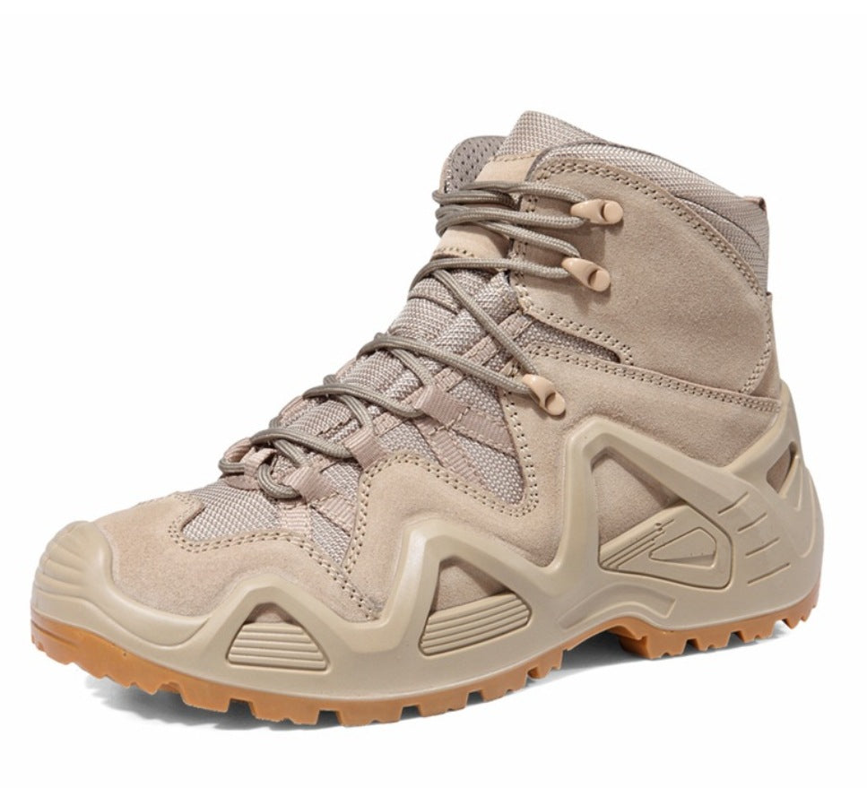 Men’s Mid-High Top Outdoor Military Training Combat Boots