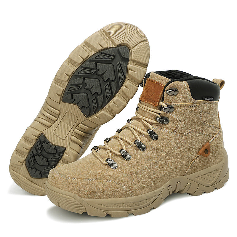Men’s Mid-Top Winter Hiking Boots Plus Size
