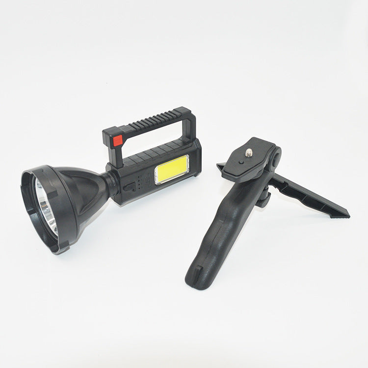 COB Camping Searchlight With Bracket Flashlight