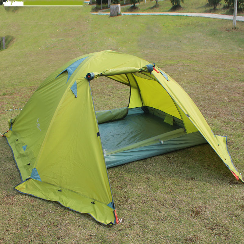 Double Aluminum Pole Stormproof Camping Tent