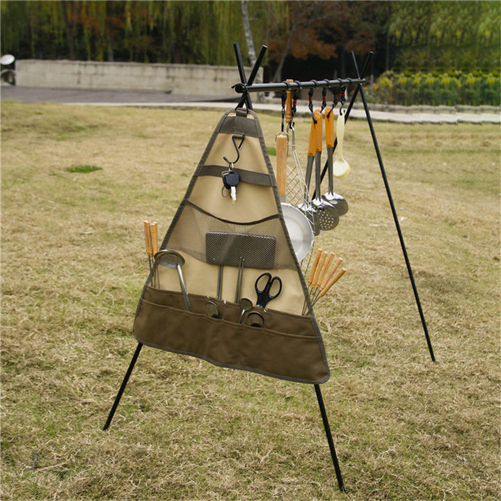 Foldable Camping Tableware Set With Storage Bag